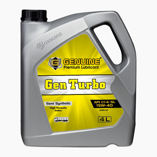 GEN TURBO - 15W40 - CI-4 SL - 4 Ltr